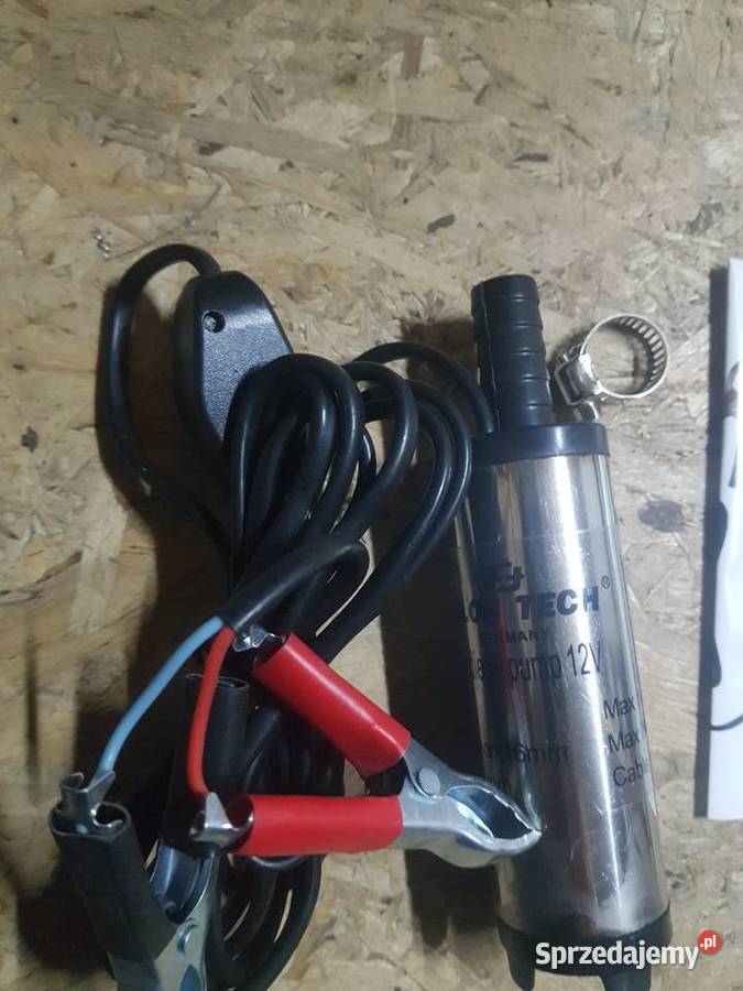 Pompka pompa do paliwa oleju ropy wody 12V 37mm Głogowa