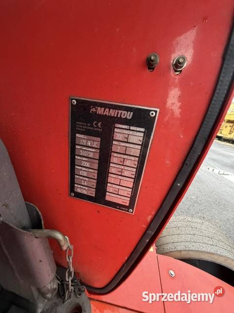 Podnośnik koszowy Manitou 120AETJC nie wielkopolskie sprzedam