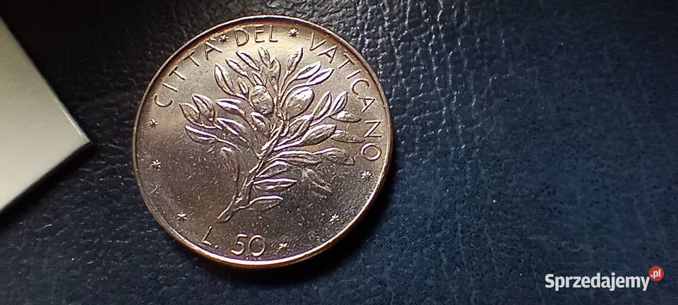 Stare monety 50 lir 1972 Watykan podkarpackie Lesko