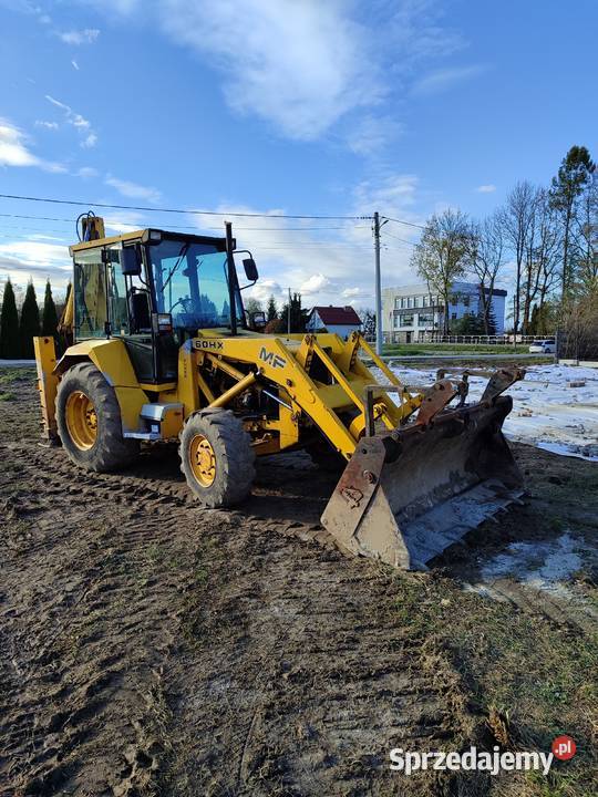 Koparko Ładowarka Massey Ferguson 60HX T Koparka Motoryzacja Iwanowice Dworskie