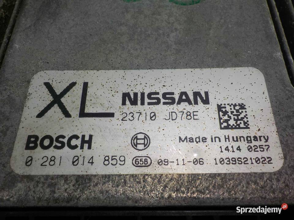 QASHQAI J10 I 20 DCI 09r sterownik komputer Suków