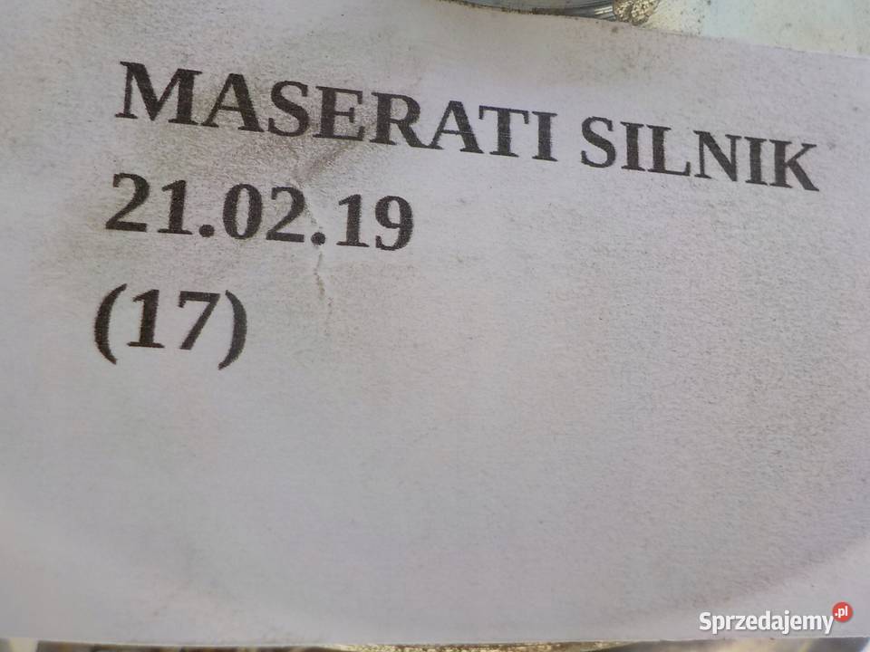 POMPA WODY MASERATI GHIBLI 30D wielkopolskie Nowy Tomyśl