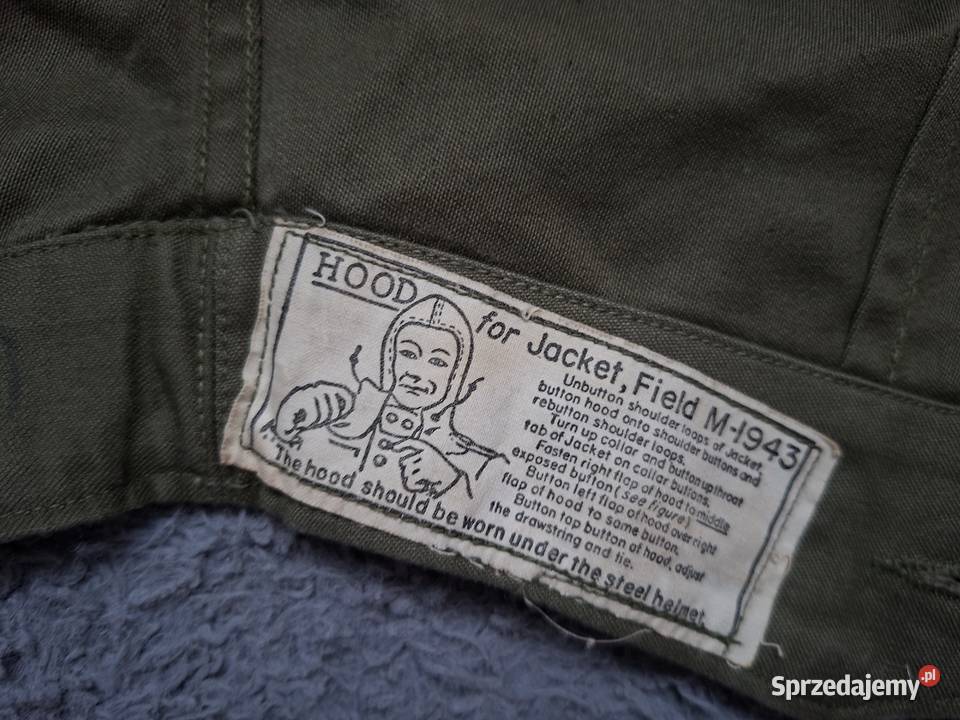Kaptur do kurtki Us Army Jacket Field M 1943 Kielce