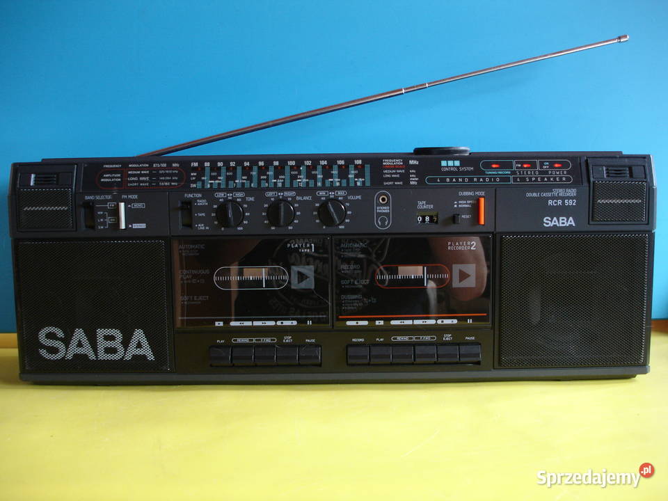 Radiomagnetofon SABA RCR-592