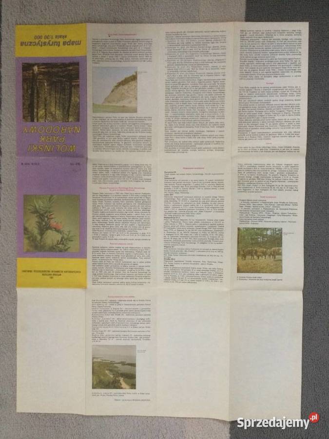 763 Woliński Park Narodowy Mapa Turystyczna zachodniopomorskie Szczecin