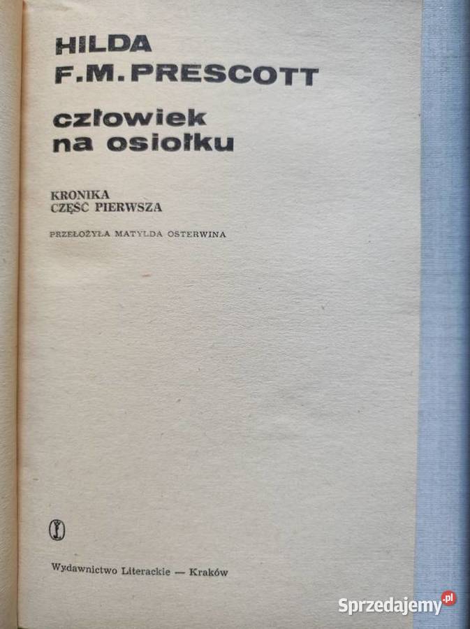 Człowiek na osiołku Hilda FM Prescott świętokrzyskie