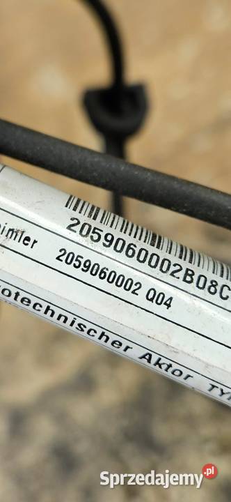 MERCEDES W205 NABÓJ PIROTECHNOCZNY MASKI Międzychód