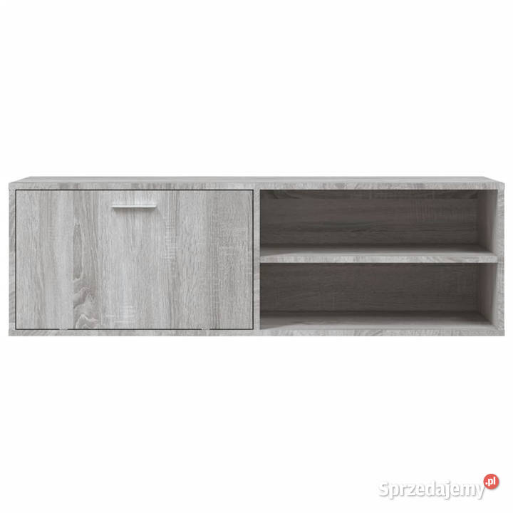 Szafka pod TV szary dąb sonoma 120x34x37 RTV Warszawa
