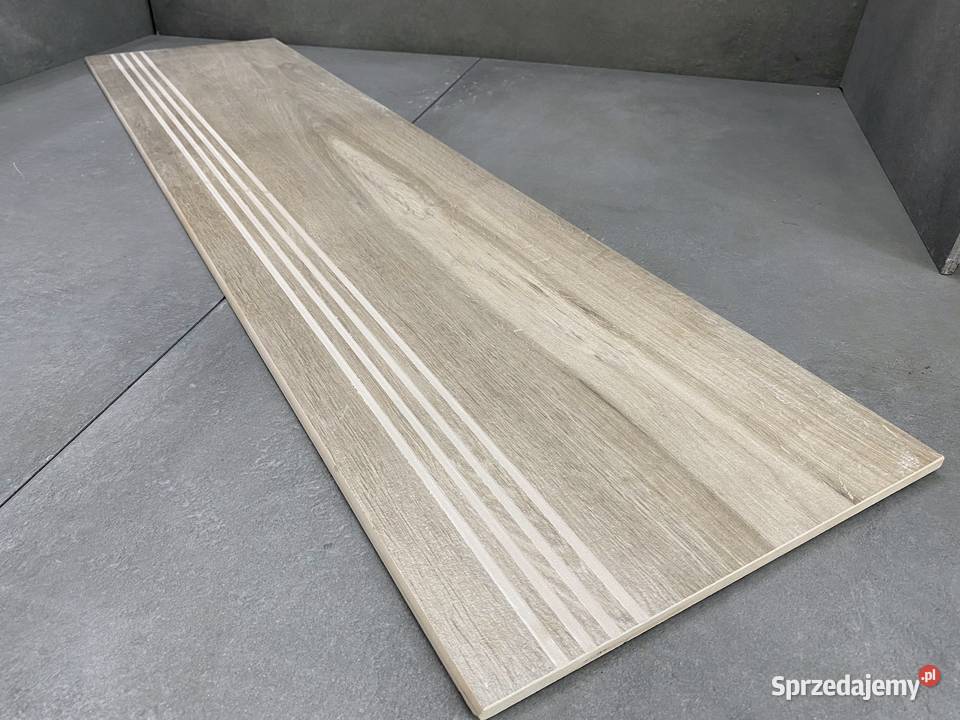 Schody z płytek z drewna stopnice 100x30 DESKA z Łask