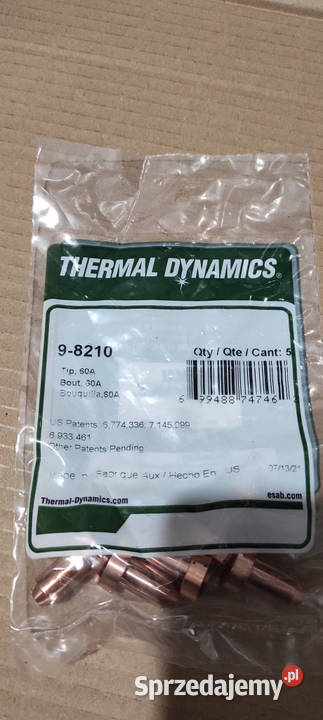 Elektrody dysze plazma Thermal Dynamics Esab Warszawa