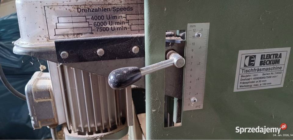 Frezarka Elektra Beckum TF100M Zdzieszowice sprzedam