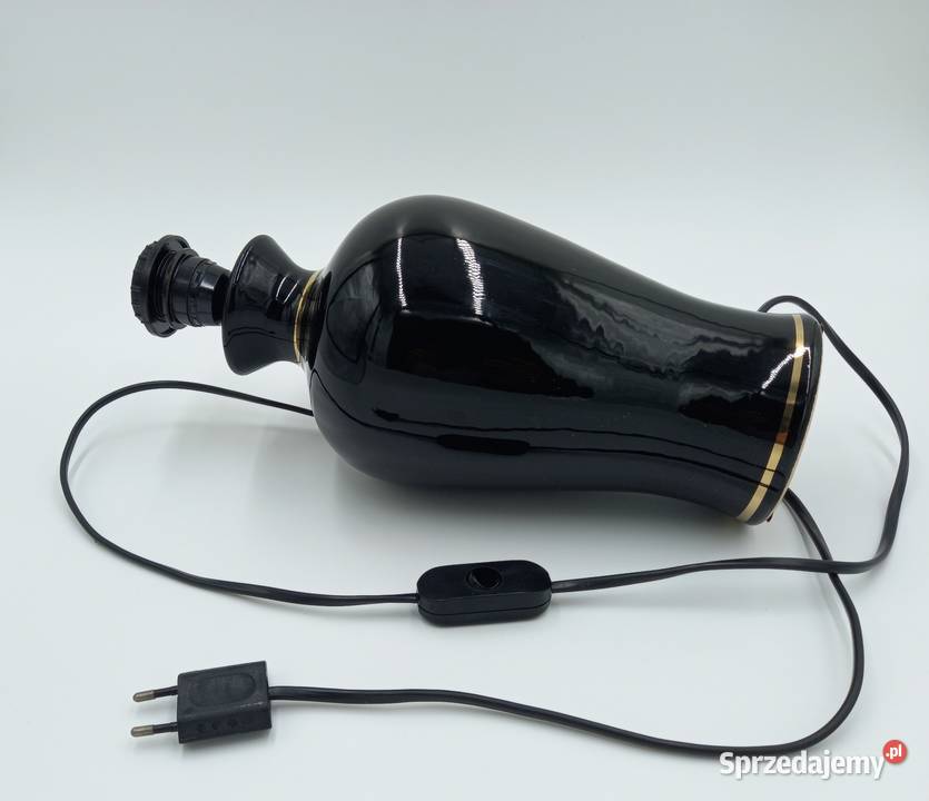 Lampa na czarnej ceramicznej nodze Pozostałe dolnośląskie Wrocław