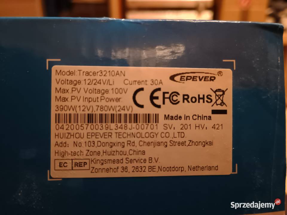 MPPT 30A 1224V panel sterujący epever MT52 lubelskie Lubartów
