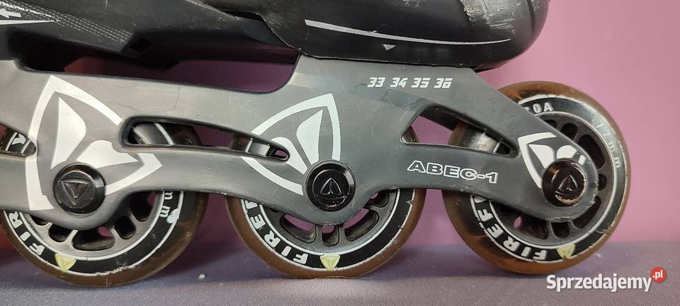 Rolki regulowane dziecięce rozmiar 33 do 36 R22 Jasień