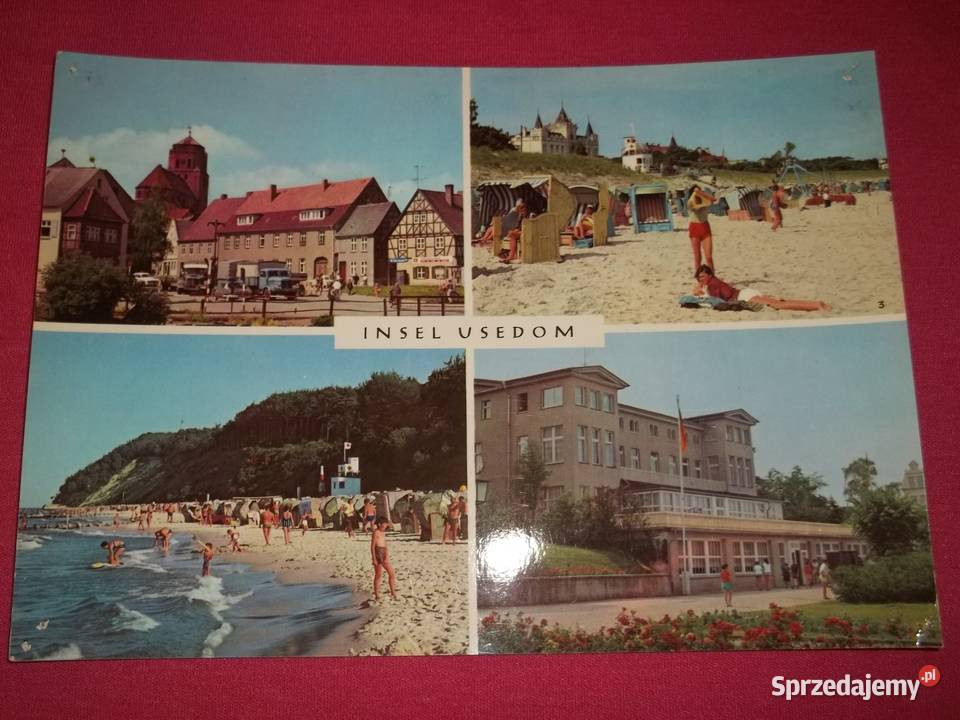 Pocztówka widokówka Insel Usedom łódzkie Łódź