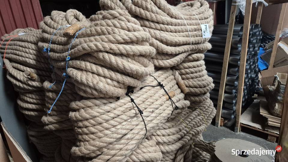 Lina jutowa 3 30mm Gruba naturalna jutowa 50m Warszawa
