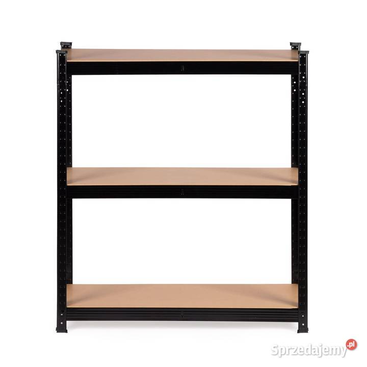 Regał magazynowy metalowy czarny 2w1 5 jasnych Poznań