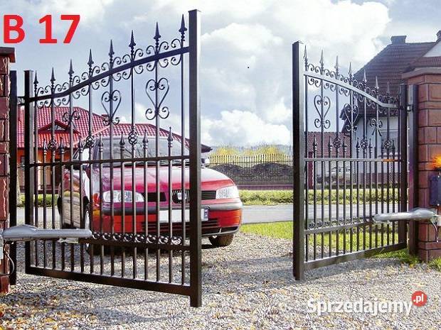 Brama wjazdowa kuta skrzydłowa przesuwna