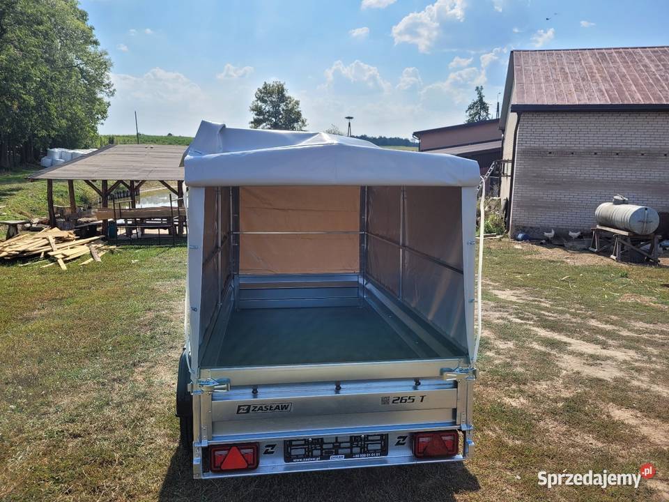 Przyczepka samochodowa Zasław 265t 750 DMC Zaslaw Augustów