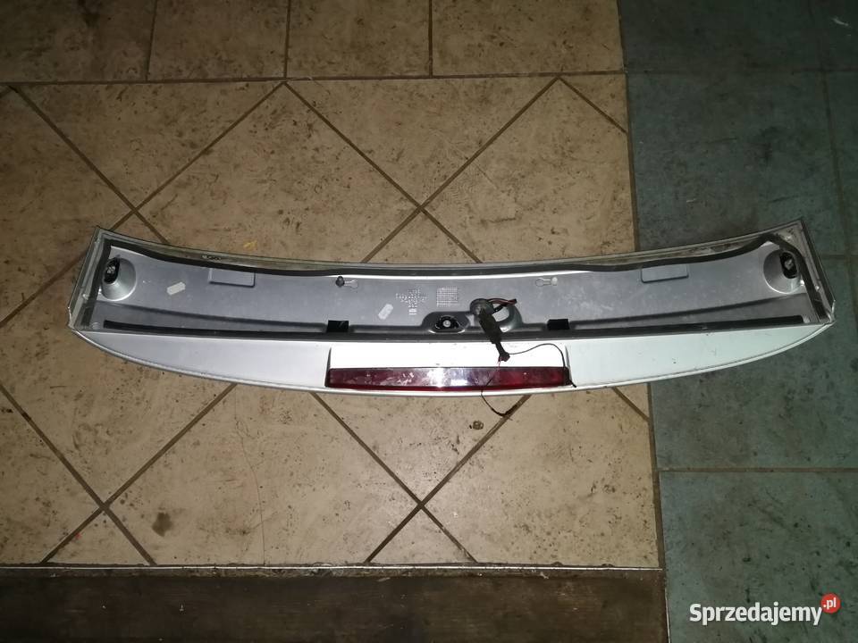 Trzecie światło stop spoiler srebrny SEAT LEON Środek śląskie Tarnowskie Góry