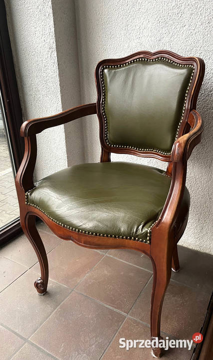 Elegancki stół z 6 siedziskami skórzanymi z Katowice