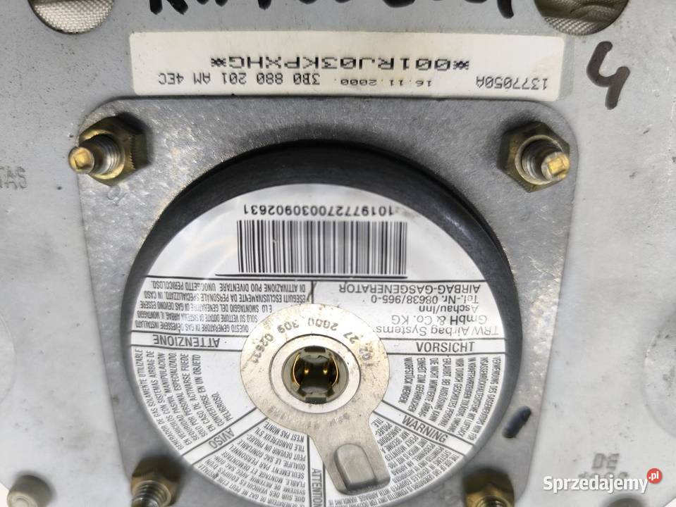 PODUSZKA AIR BAG KIEROWCY VW GOLF IV 14