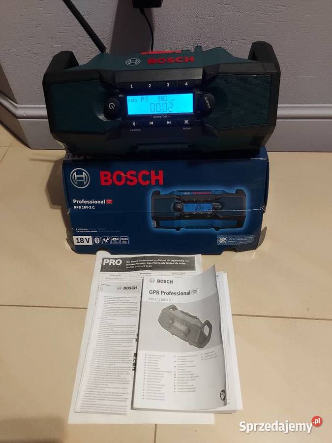 Radio budowlane bosch 18v dolnośląskie Lubin