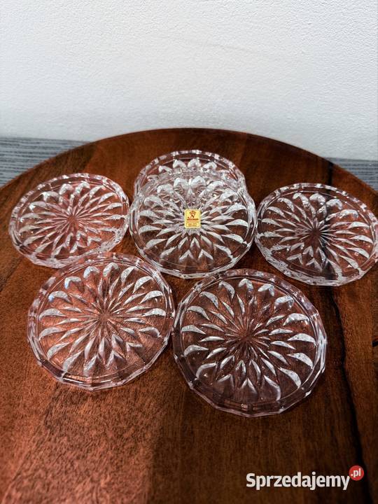 Kryształowe podkładki na kieliszki Kieliszki i pucharki Cybinka