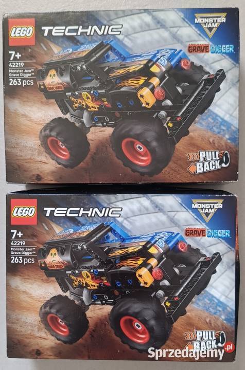 LEGO TECHNIC Monster Jam Grave Digger ogień i FSC  Ełk