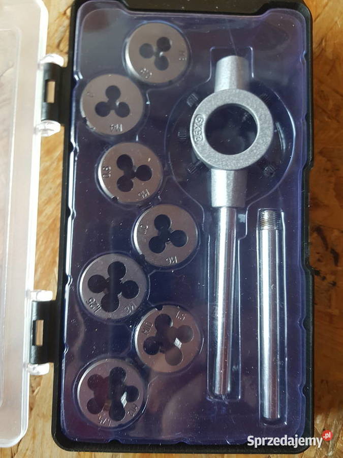 Narzynki warsztatowe 7 el do gwintowania Głogowa