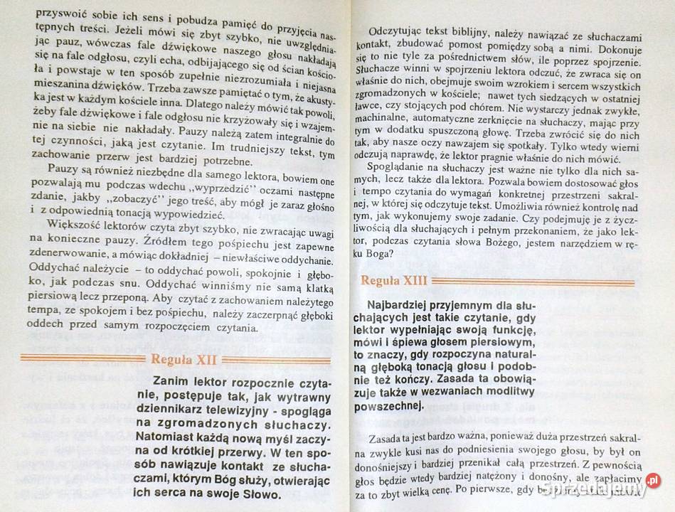 Lektor i jego liturgiczna posługa ks Eugeniusz Chełm