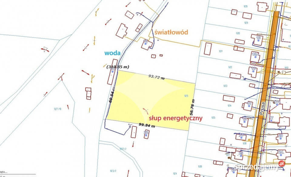 działka na obrzeżach Werbkowic 60m Nieruchomości Werbkowice