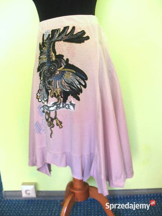 Spódnica marszczona Bawełna 38 40 Uniwersalna brązowy/beżowy Siedlce