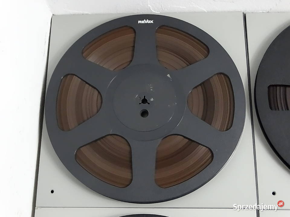 Oryginalne Szpule ReVox 265 105 z taśmą w etui lubelskie Biłgoraj