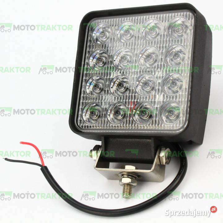 LAMPA ROBOCZA LED 16XLED KWADRATOWA Łążynek