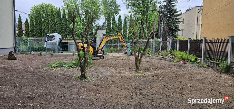 Prace ziemne minikoparka małopolskie Kraków