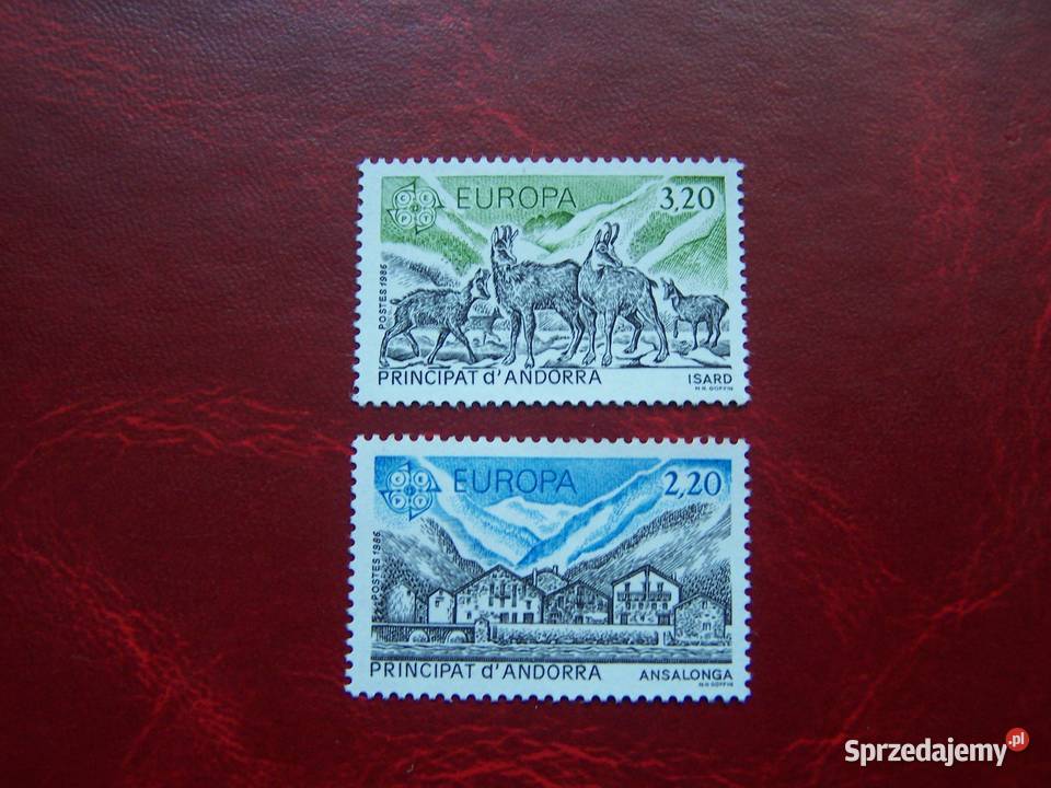 Andora 1986 MNH Fauna Zwierzęta Europa CEPT Tychy