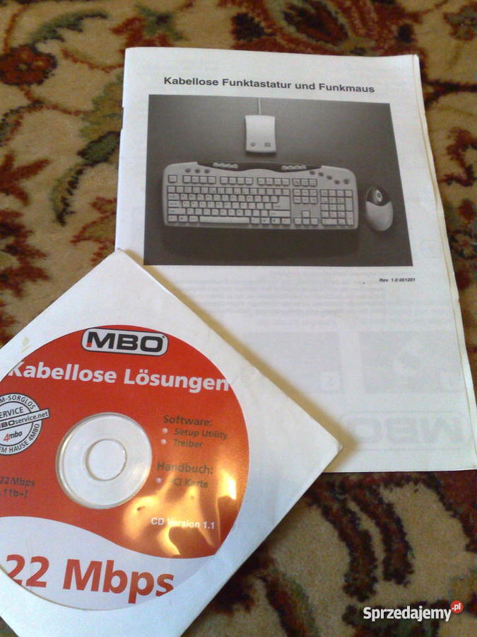 bezprzewodowa KLAWIATURA MULTIMEDIALNA MYSZ Akcesoria (Laptop/PC) Rakowicze