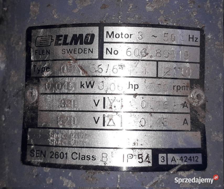 Silnik elektryczny na 380V 220V pomorskie Dobrzewino