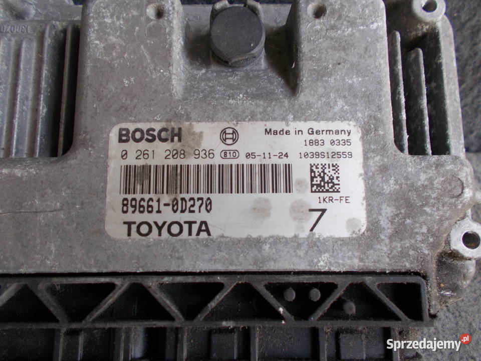 toyota YARIS 10 komputer sterownik silnika Zamość