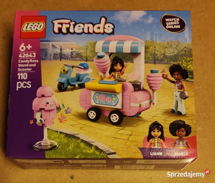 LEGO Friends 42643 Stoisko z watą cukrową i sprzedam