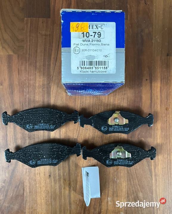Klocki hamulcowe Fiat Duna Fiorino Siena Warszawa