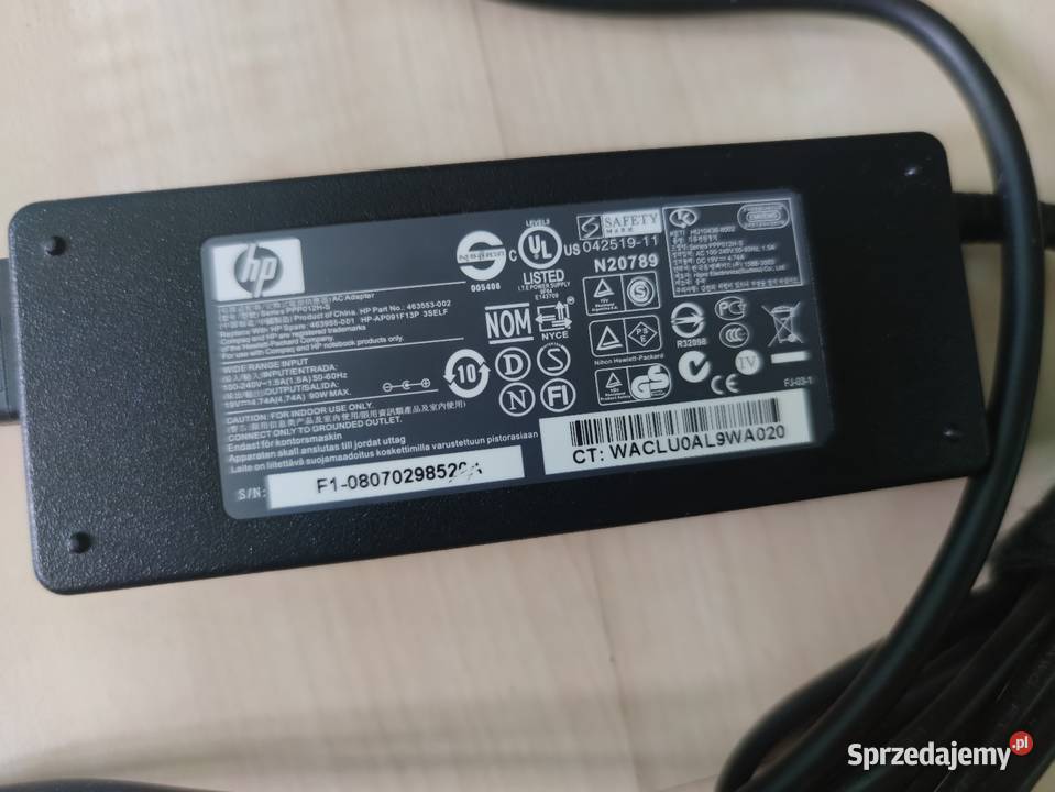 Zasilacz ładowarka do laptopów HP Probook Bochnia