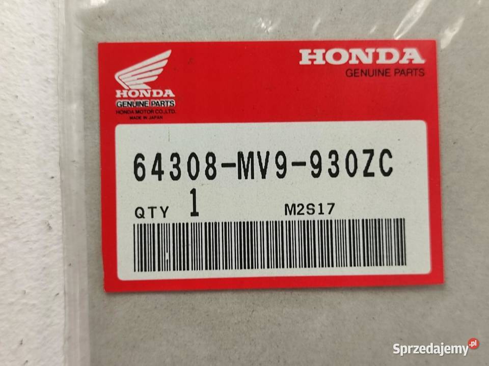 NAKLEJKA PRAWY BOCZEK HONDA CBR600F HURRICANE osobowe