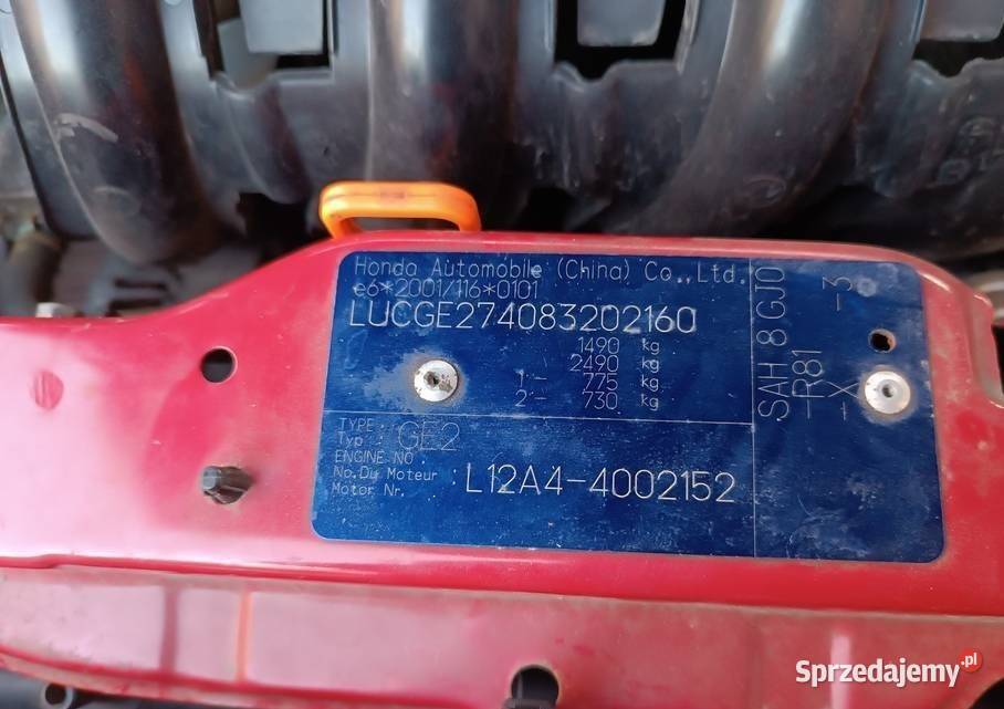 Honda Jazz 2 II 0208 skrzynia biegów DXPM sprzedam