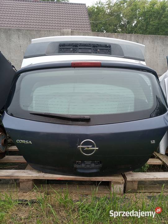 Opel Corsa d klapa tył 5drzwi Rok produkcji 2007 Mochy