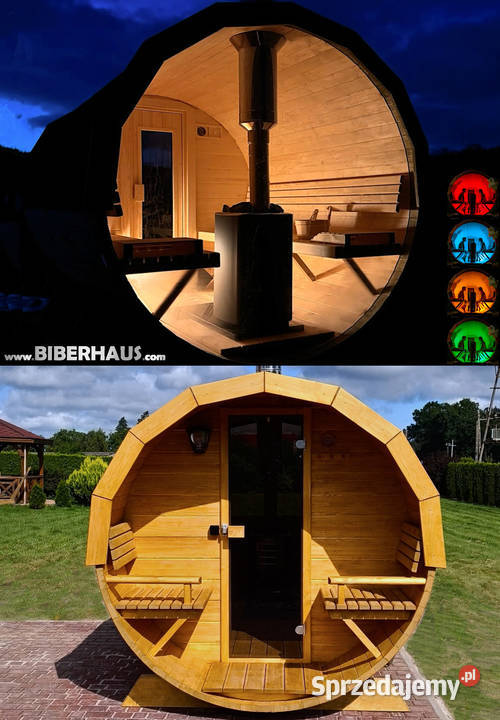 SAUNA Ogrodowa 400 OKNO 100 PRZEDSIONEK Beczka Nowy Targ