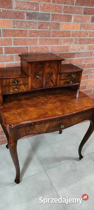 Piękne biurko sekretarzyk Ludwik Filip antyk Łagów