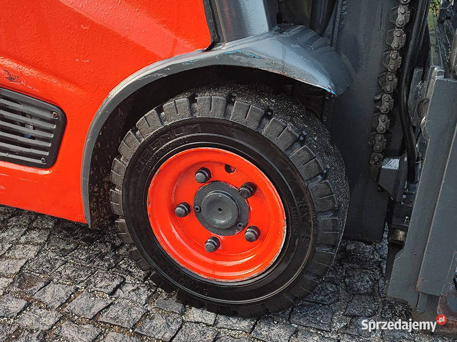 Wózek widłowy elektryczny Linde E16C 16 t duplex Kęty