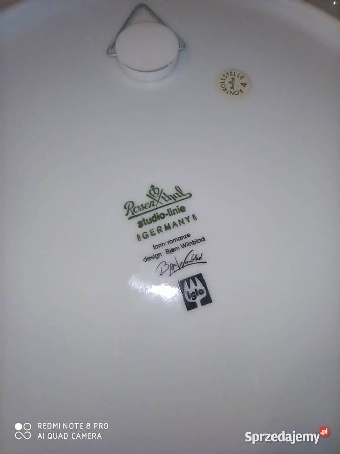 Patera Rosenthal proj Bjrn Wiinblad Seria pomorskie Gdańsk